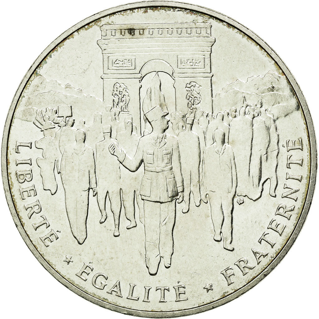 Coin, France, Libération de Paris, 100 Francs, 1994, AU(50-53), Silver