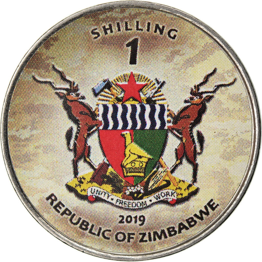 Moneta, Zimbabwe, Shilling, 2019, Tanks - Altay, SPL, Acciaio placcato nichel