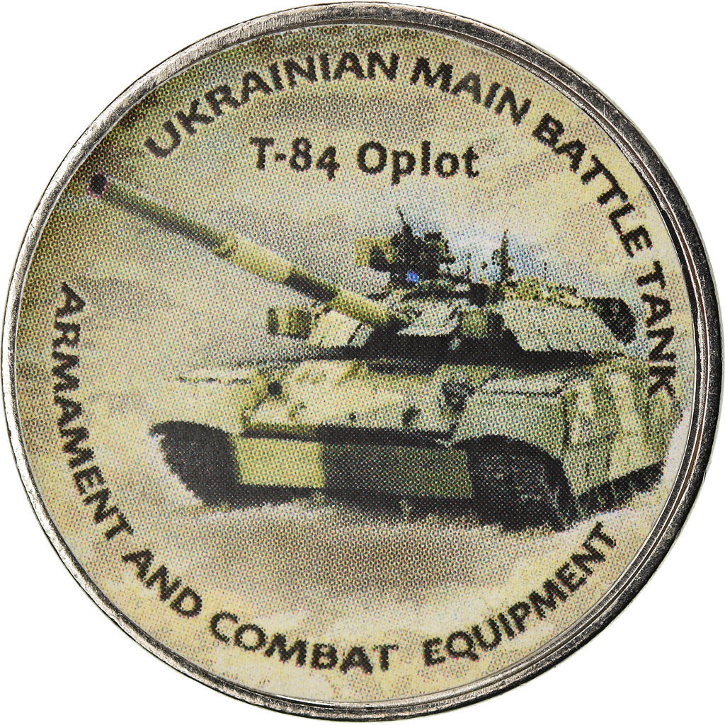 Moneda, Zimbabue, Shilling, 2018, Tanks - T-84 Oplot, SC, Níquel chapado en