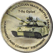 Moneda, Zimbabue, Shilling, 2018, Tanks - T-84 Oplot, SC, Níquel chapado en