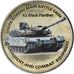 Coin, Zimbabwe, Shilling, 2018, Tanks - K2 Black panther, MS(63), Nickel plated