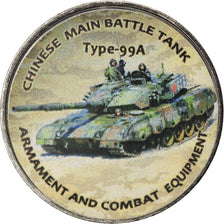 Coin, Zimbabwe, Shilling, 2018, Tanks - Type 99A, MS(63), Nickel plated steel