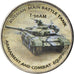 Coin, Zimbabwe, Shilling, 2018, Tanks - T-90AM, MS(63), Nickel plated steel