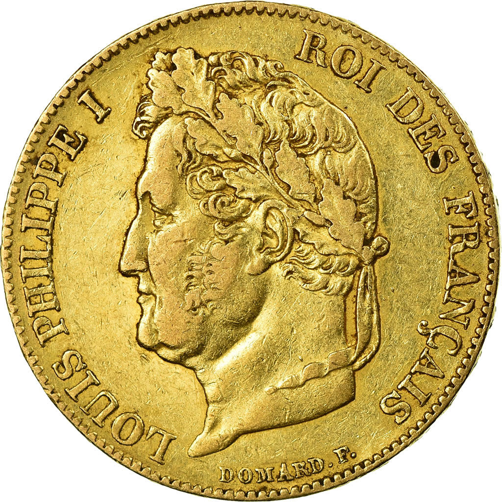 Munten, Frankrijk, Louis-Philippe, 20 Francs, 1847, Paris, ZF, Goud, KM:750.1