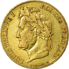 Munten, Frankrijk, Louis-Philippe, 20 Francs, 1847, Paris, ZF, Goud, KM:750.1