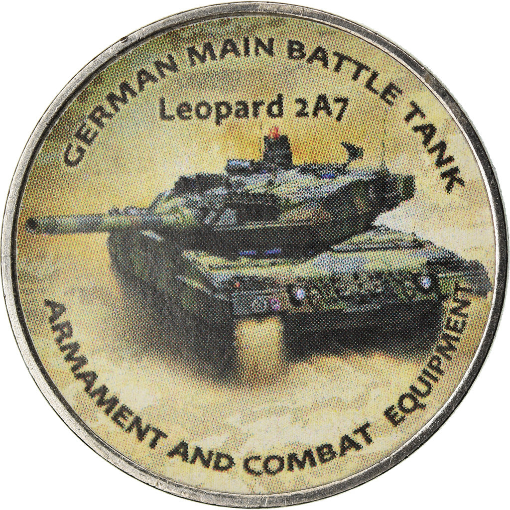Moneta, Zimbabwe, Shilling, 2018, Tanks - Léopard 2A7, SPL, Acciaio placcato