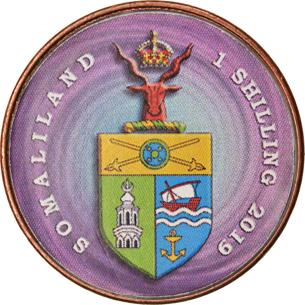 Monnaie, Somaliland, Shilling, 2019, Fleurs - Coeur de Marie, SPL, Stainless