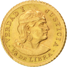 Perù, 1/5 Libra, Pound, 1966, Lima, SPL, Oro, KM:210