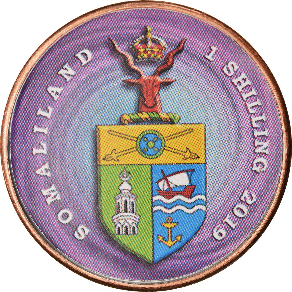 Monnaie, Somaliland, Shilling, 2019, Fleurs - Bumble bee Orchidée, SPL