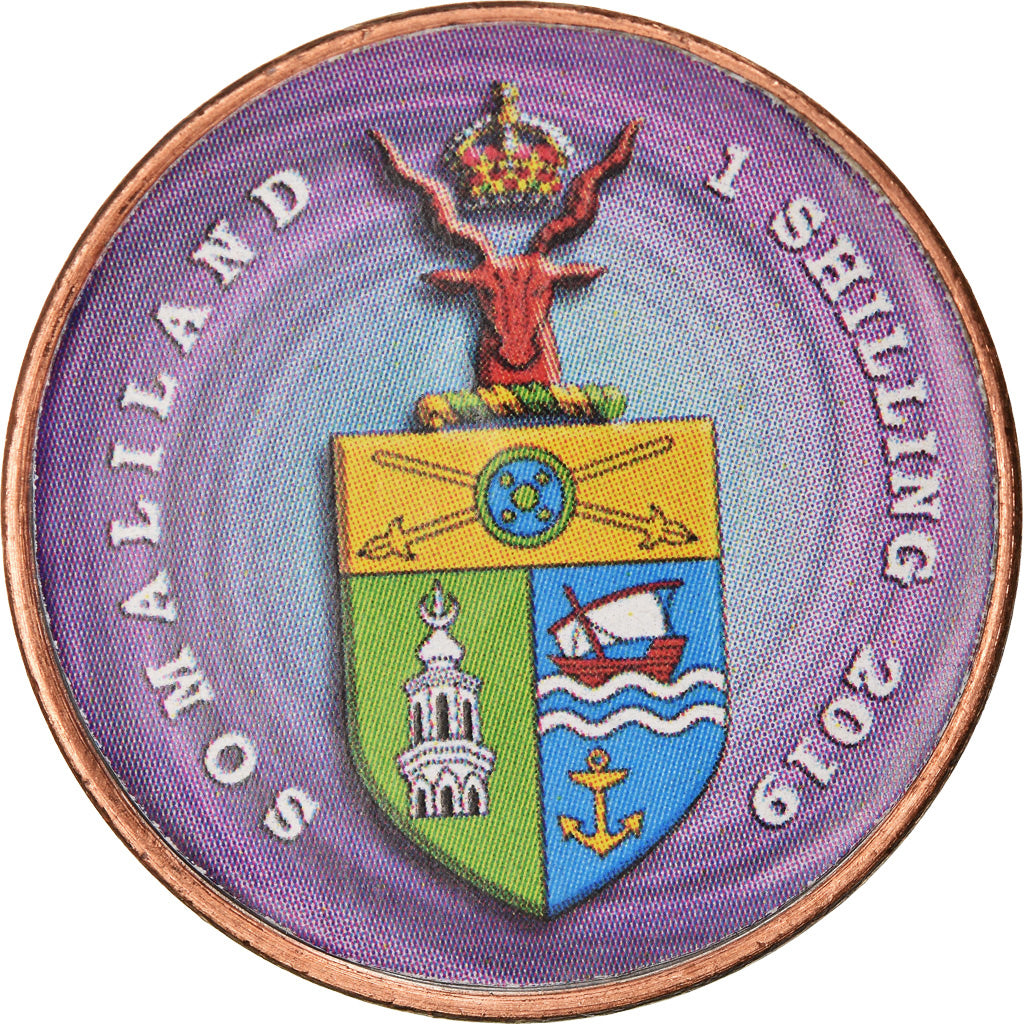 Monnaie, Somaliland, Shilling, 2019, Fleurs - Bumble bee Orchidée, SPL