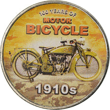 Coin, Somaliland, 1/2 Shilling, 2019, Motos - 100 ans - 1910, MS(63), Stainless