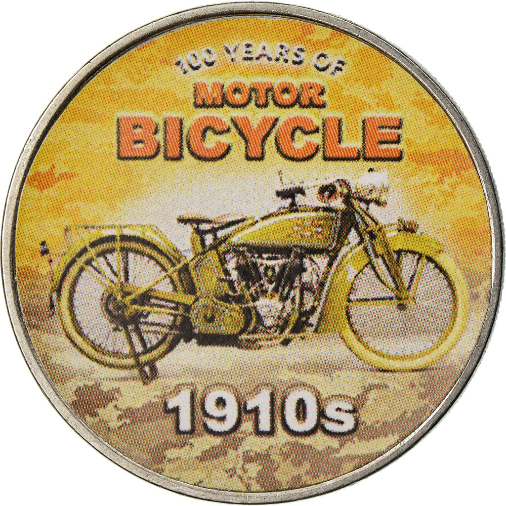 Coin, Somaliland, 1/2 Shilling, 2019, Motos - 100 ans - 1910, MS(63), Stainless