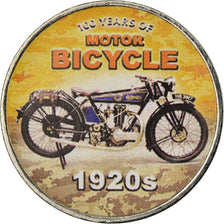 Coin, Somaliland, 1/2 Shilling, 2019, Motos - 100 ans - 1920, MS(63), Stainless