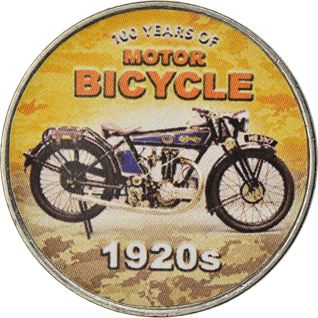 Monnaie, Somaliland, 1/2 Shilling, 2019, Motos - 100 ans - 1920, SPL, Stainless