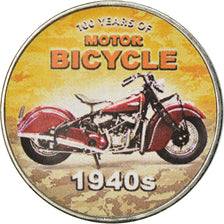 Coin, Somaliland, 1/2 Shilling, 2019, Motos - 100 ans - 1940, MS(63), Stainless