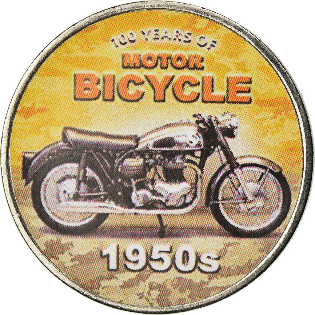 Coin, Somaliland, 1/2 Shilling, 2019, Motos - 100 ans - 1950, MS(63), Stainless