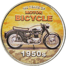 Coin, Somaliland, 1/2 Shilling, 2019, Motos - 100 ans - 1950, MS(63), Stainless