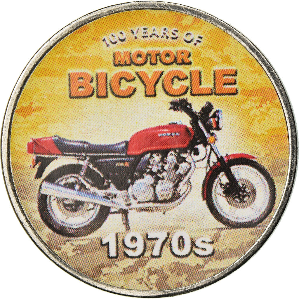 Coin, Somaliland, 1/2 Shilling, 2019, Motos - 100 ans - 1970, MS(63), Stainless
