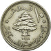 Coin, Lebanon, 10 Piastres, 1961, AU(50-53), Copper-nickel, KM:24