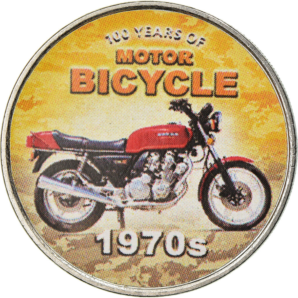 Coin, Somaliland, 1/2 Shilling, 2019, Motos - 100 ans - 1970, MS(63), Stainless