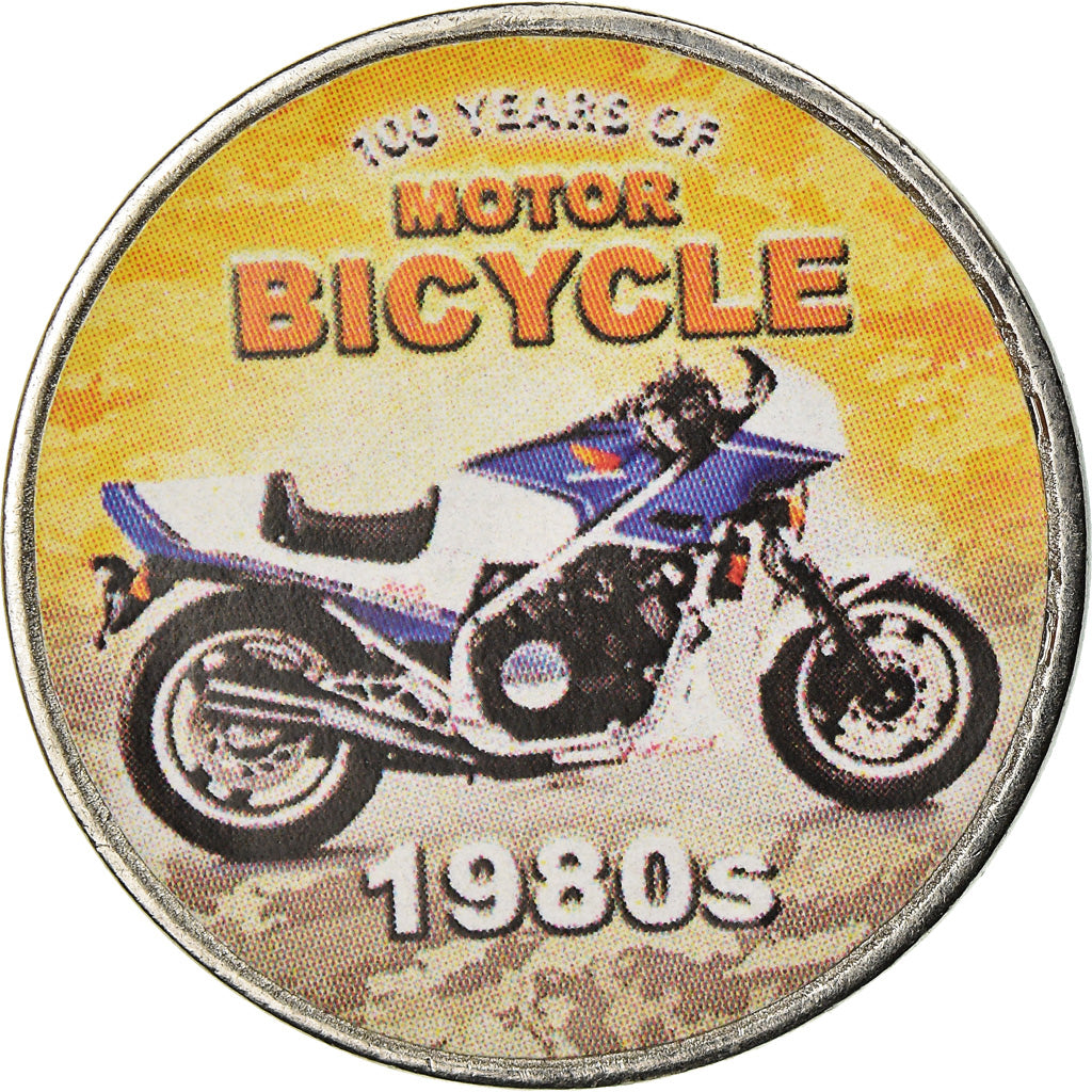 Monnaie, Somaliland, 1/2 Shilling, 2019, Motos - 100 ans - 1980, SPL, Stainless