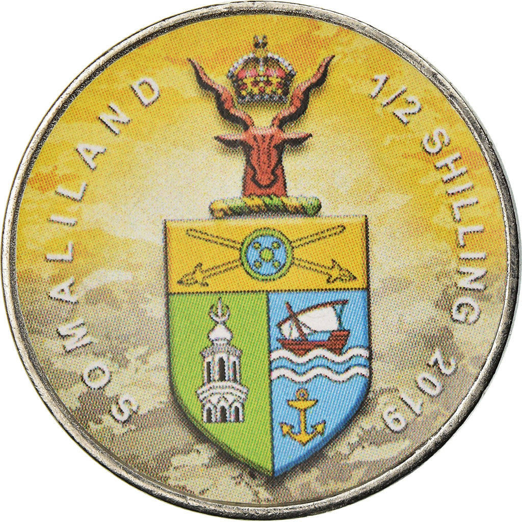 Moneta, Somaliland, 1/2 Shilling, 2019, Motos - 100 ans - 1980, SPL, Acciaio