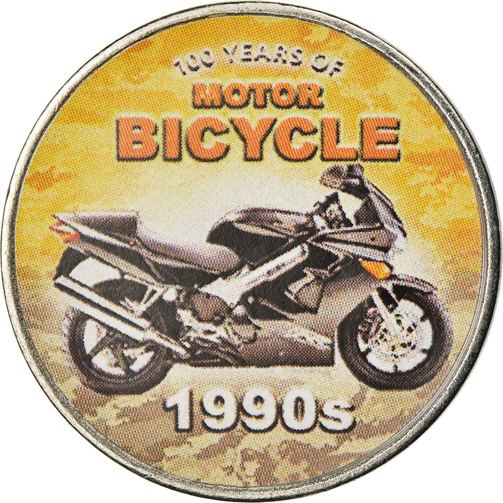 Monnaie, Somaliland, 1/2 Shilling, 2019, Motos - 100 ans - 1990, SPL, Stainless