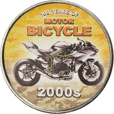 Coin, Somaliland, 1/2 Shilling, 2019, Motos - 100 ans - 2000, MS(63), Stainless