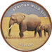 Coin, Somaliland, Shilling, 2018, Faune africaine - Eléphant, MS(63), Stainless