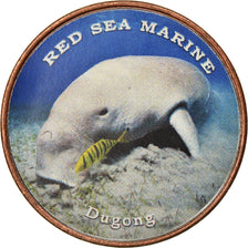 Coin, Somaliland, Shilling, 2018, Vie sous-marine - Dugong, MS(63), Stainless