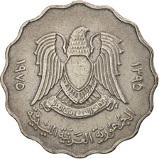 Coin, Libya, 50 Dirhams, 1975, EF(40-45), Copper-nickel, KM:16