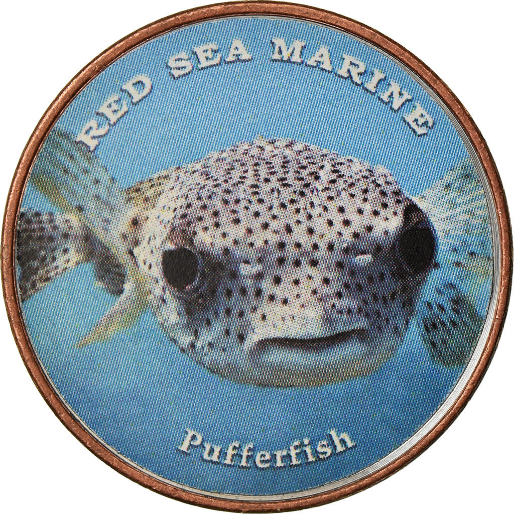 Coin, Somaliland, Shilling, 2018, Vie sous-marine - Poisson-globe, MS(63)