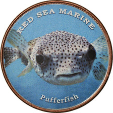 Moneda, Somalilandia, Shilling, 2018, Vie sous-marine - Poisson-globe, SC, Acero