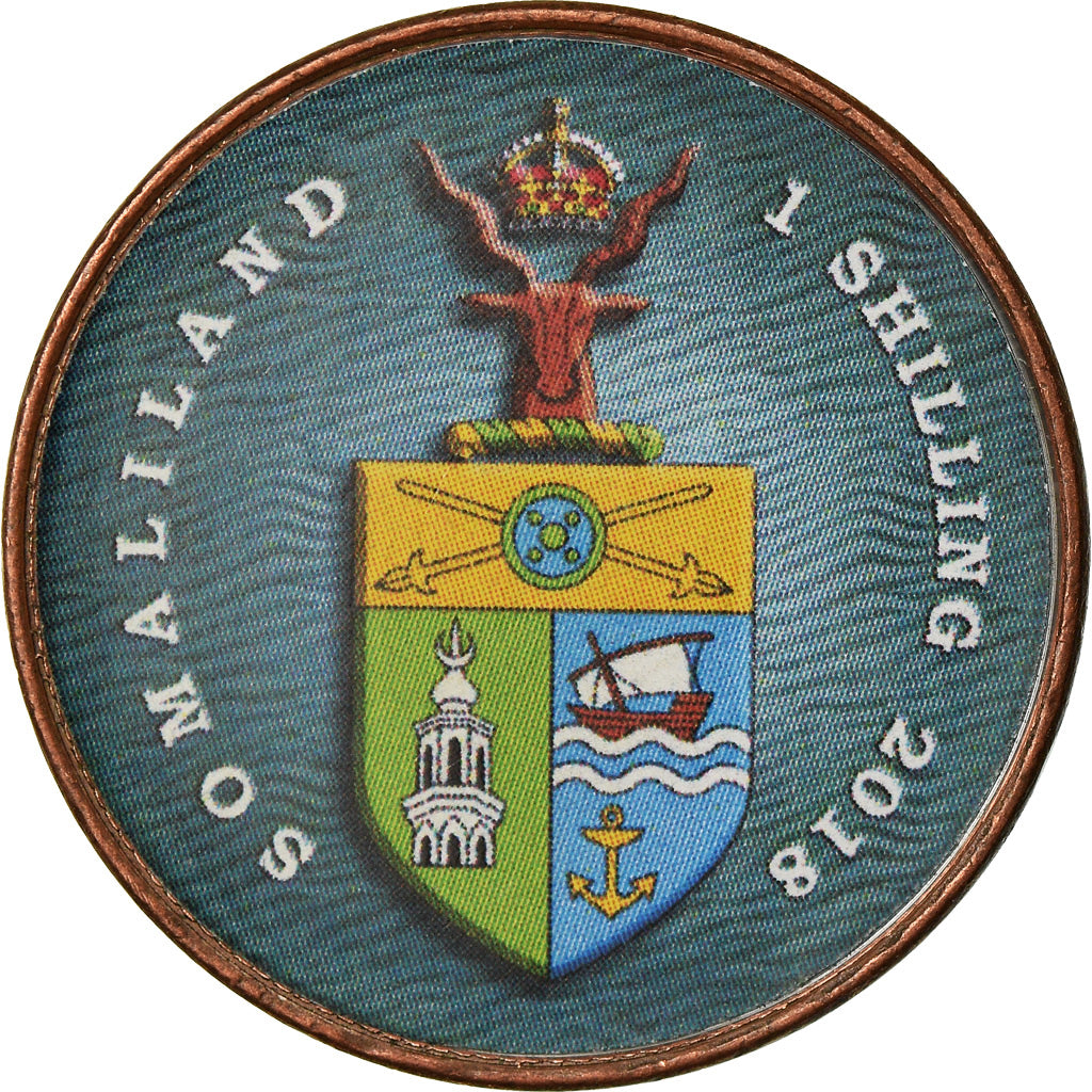 Munten, Somaliland, Shilling, 2018, Vie sous-marine - Poisson-globe, UNC-