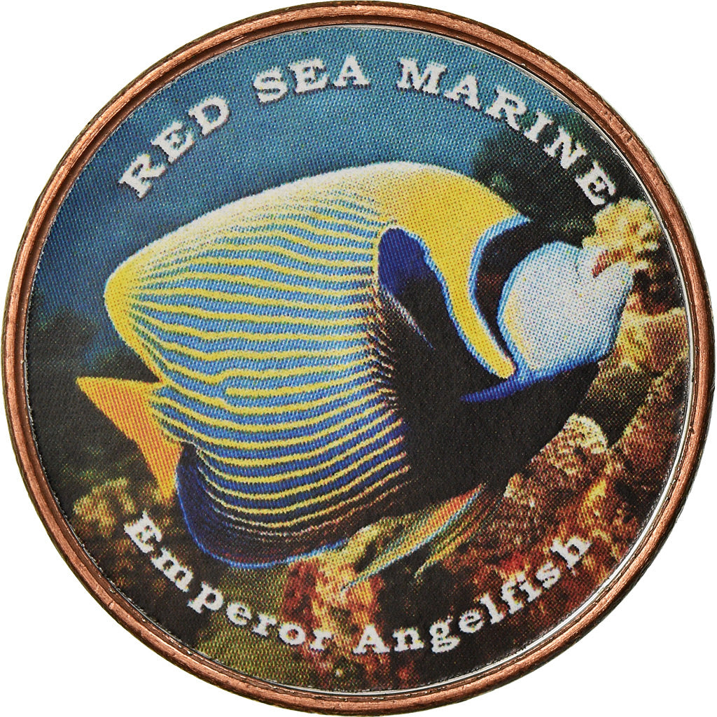 Coin, Somaliland, Shilling, 2018, Vie sous-marine - Poisson-ange, MS(63)