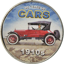 Coin, Somaliland, 1/2 Shilling, 2019, Automobiles - 100 ans - 1910, MS(63)