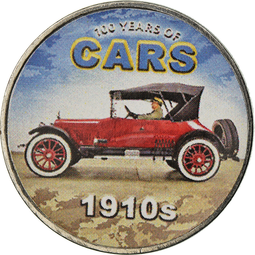 Munten, Somaliland, 1/2 Shilling, 2019, Automobiles - 100 ans - 1910, UNC-