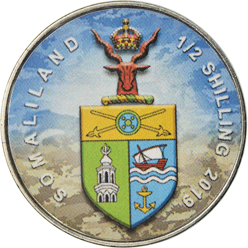 Munten, Somaliland, 1/2 Shilling, 2019, Automobiles - 100 ans - 1930, UNC-