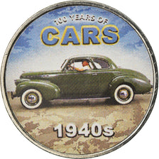 Coin, Somaliland, 1/2 Shilling, 2019, Automobiles - 100 ans - 1940, MS(63)