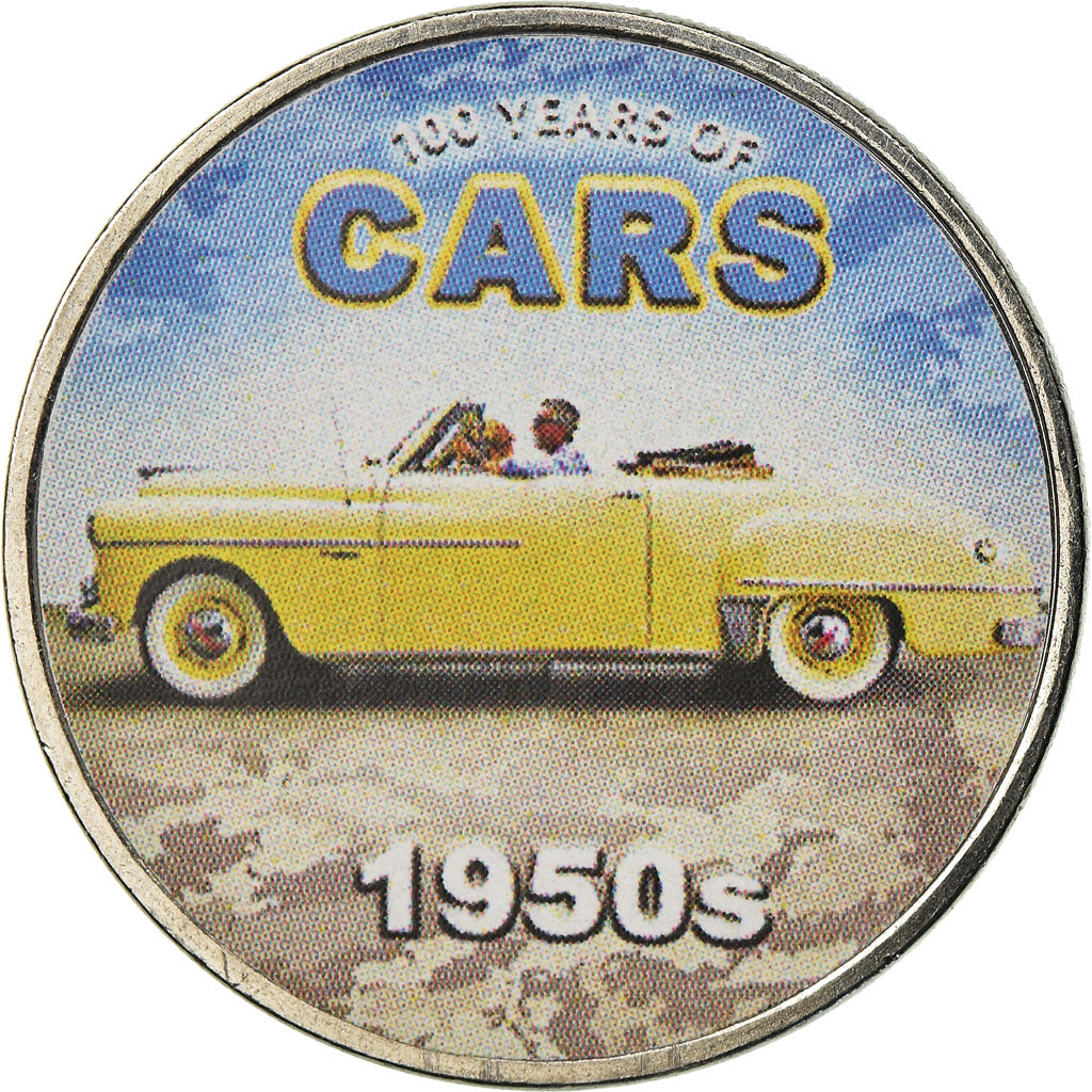 Coin, Somaliland, 1/2 Shilling, 2019, Automobiles - 100 ans - 1950, MS(63)