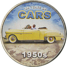 Coin, Somaliland, 1/2 Shilling, 2019, Automobiles - 100 ans - 1950, MS(63)