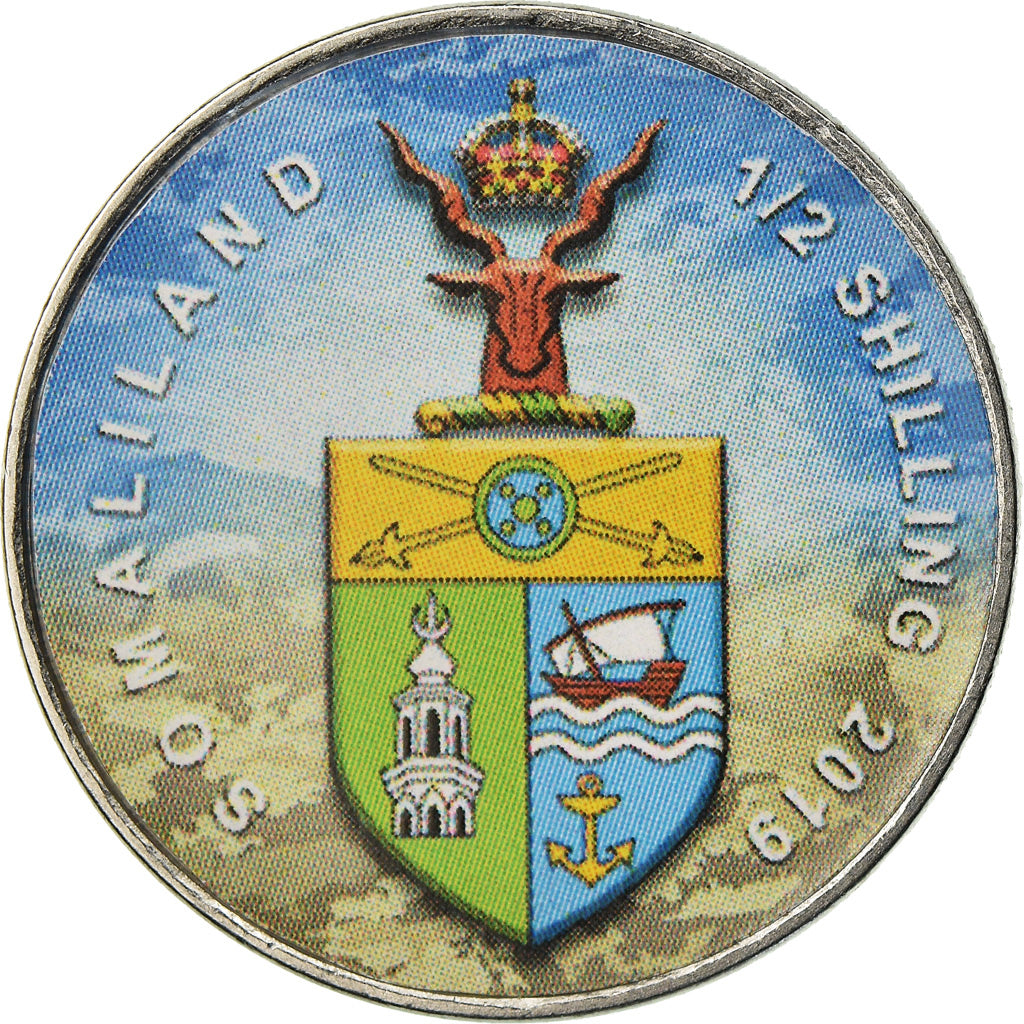 Munten, Somaliland, 1/2 Shilling, 2019, Automobiles - 100 ans - 1960, UNC-