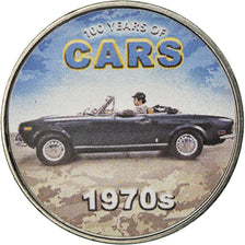 Coin, Somaliland, 1/2 Shilling, 2019, Automobiles - 100 ans - 1970, MS(63)