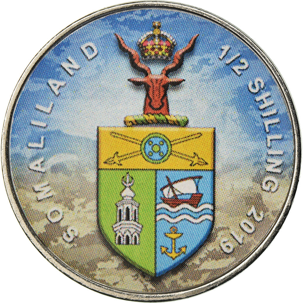 Munten, Somaliland, 1/2 Shilling, 2019, Automobiles - 100 ans - 1970, UNC-