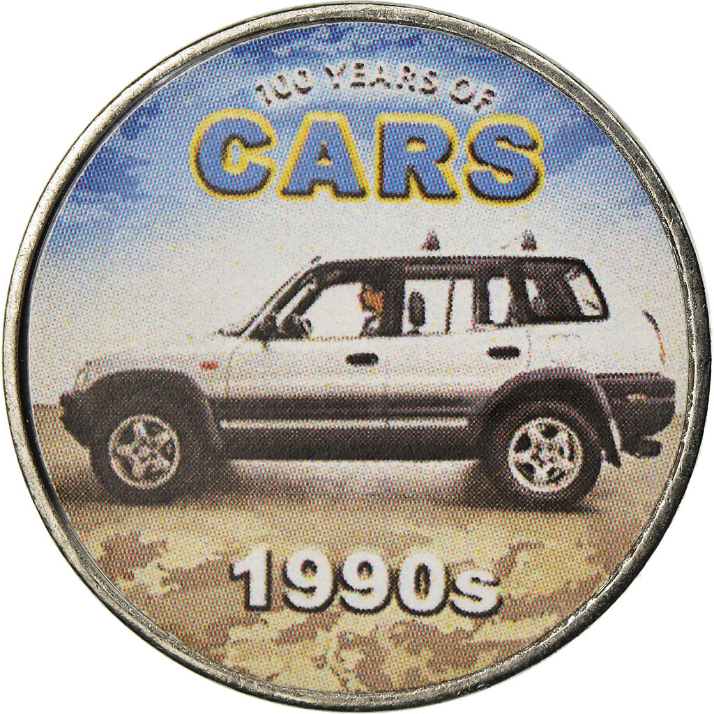 Coin, Somaliland, 1/2 Shilling, 2019, Automobiles - 100 ans - 1990, MS(63)