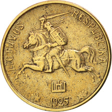 Lithuania, Centas, 1925, King's Norton, AU(50-53), Aluminum-Bronze, KM:71