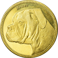 Coin, Somaliland, 5 Shillings, 2019, Chiens - Boxer, MS(63), Brass