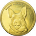 Monnaie, Somaliland, 5 Shillings, 2019, Chiens - Berger allemand, SPL, Laiton