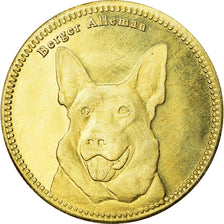 Coin, Somaliland, 5 Shillings, 2019, Chiens - Berger allemand, MS(63), Brass