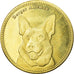 Coin, Somaliland, 5 Shillings, 2019, Chiens - Berger allemand, MS(63), Brass